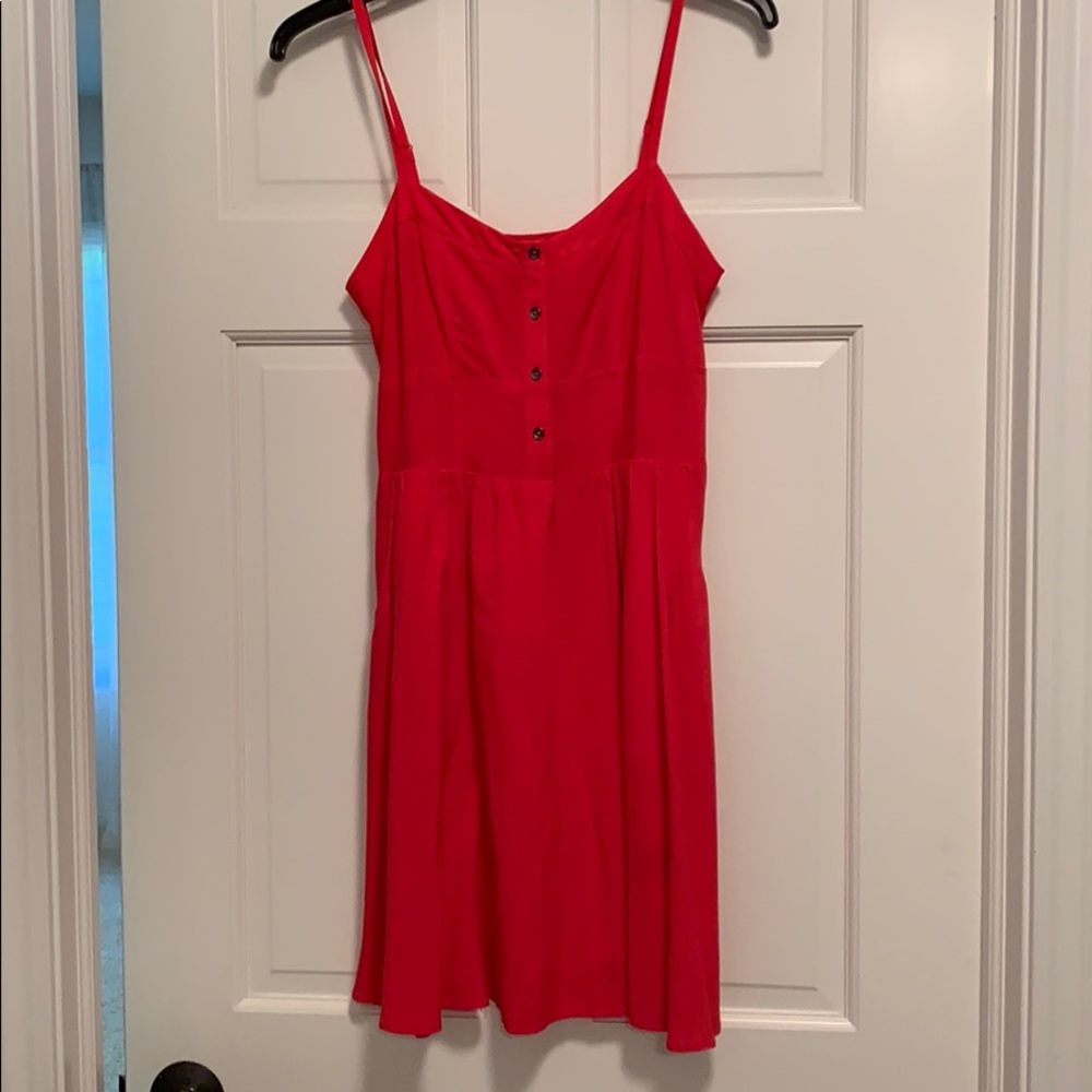 Express size small bright coral dress